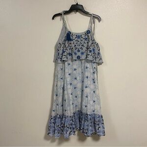 Let Me Be Dress Womens Size Small Alasdair Embroidered Maxi Dress Anthropologie